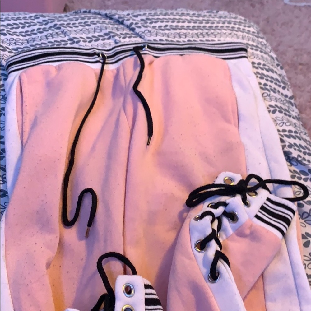 pink sweat pants